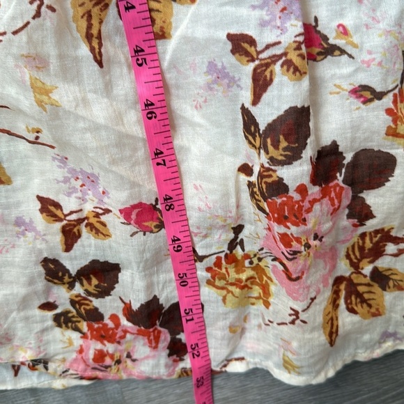 Sea NY Cream Esme Short Sleeve Smocked Midi Dress 6 - Picture 13 of 13